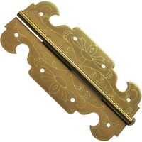 松冨 真中菊栗丁番 磨 4A042H 1セット（直送品）