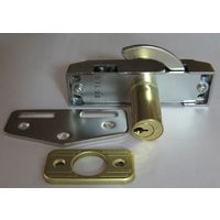 松冨 シリンダー引戸鎌錠 5B010H 1セット（直送品）