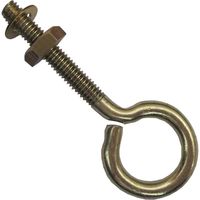 松冨 真中ナット付ヒートン #10 6F121 1セット（直送品）