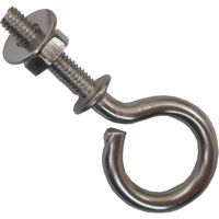 松冨 ステンナット付ヒートン #10 6F124 1セット（直送品）