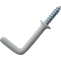 松冨 カラー洋折釘 白 コーティング 6F212 1セット