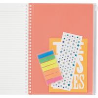 リヒトラブ ツイストノート<専用クリヤーケース> セミB5 29穴 N1873 1セット(5枚)