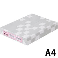 アスクル カラーペーパー A4 ピンク 1冊（500枚入） オリジナル（わけあり品）