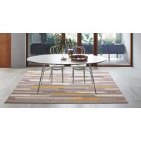 スミノエ HOMERUG RAXIT ダイニングラグ フレック 2200×2500mm グレーベージュ 4549781220321 1枚（直送品）