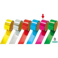 ササガワ メッキテープ 桃 50mm幅×40m 40-4492 1個袋入