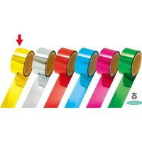ササガワ メッキテープ 金 50mm幅×40m 40-4493 1個袋入