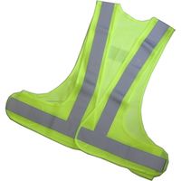 イチネンアクセス ベルーフ 反射ベスト ガラスビーズ 黄色 87467（直送品）