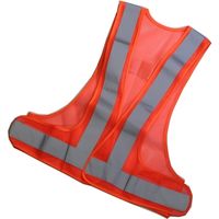 イチネンアクセス ベルーフ 反射ベスト ガラスビーズ 橙 87468（直送品）