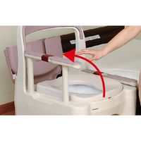 パナソニック エイジフリー ポータブルトイレ<座楽>ラフィーネ プラスチック便座 ベージュ PN-L30200BE 1台 T0819