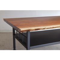 【軒先渡し】東馬 カシュウ リビングテーブル 幅900×奥行550×高さ350mm ブラウン 54670980 1台（直送品）