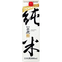 黒松白鹿　純米 パック　2L 1セット（1本×6） 辰馬本家酒造 日本酒