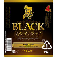 ブラックニッカリッチブレンド ペット 40度　4L 1本  ニッカ　ウイスキー