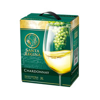 チリ　サンタレジーナ シャルドネ 3L バッグインボックス 白ワイン　辛口　1セット（1本×4）　日本酒類販売　3000ml