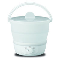 ヤザワコーポレーション 折り畳み式トラベルマルチクッカー TVR69WH 1個