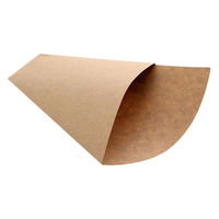 シモジマ スナック三角袋 13.7-15 未晒無地 004738294 1セット(100枚×20袋 合計2000枚)