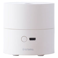 @aroma（アットアロマ）ファン式アロマディフューザー コウ ホワイト コンパクト ポータブル　静音  1個