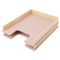 木製処方箋トレー ピンク 748580 1個