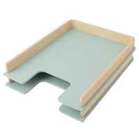 木製処方箋トレー ブルー 748579 1個