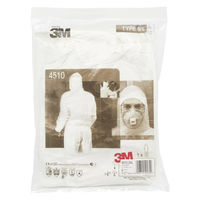【防護服】 スリーエム ジャパン 3M 化学防護服 4510 Lサイズ ホワイト 1着