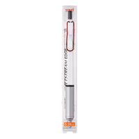 油性ボールペン ジェットストリームエッジ単色 0.28mm ホワイトレッド軸 白 SXN100328W.15 三菱鉛筆uni ユニ