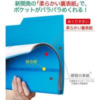 キングジム クリアーファイル パラリ（透明） 20P A4タテ 黄 192TPRキイ 1セット（2冊）（直送品）