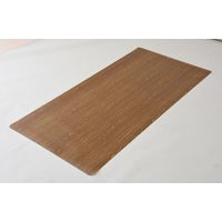 山善 YAMAZEN 床を保護するチェアマット 幅900×奥行1800mm モクメダークブラウン CFM-180(S)(GDBR) 1台（直送品）