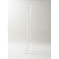 山善 YAMAZEN シューズラック 幅305×奥行260×高さ1830mm マットホワイト／クロムメッキ SR-308R(MWH) 1台（直送品）