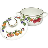 富士ホーロー フルータスコレクション2 ほうろう製 両手鍋 20cm FTC-20W 1個（直送品）