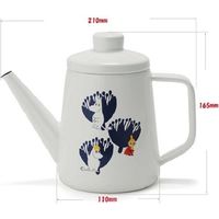 富士ホーロー ムーミン ほうろう製 ドリップポット 1.0L MTA-1.0DP 1セット(2個)（直送品）