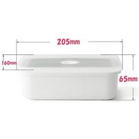 富士ホーロー 真空ほうろう容器　ヴィード 浅型容器L＆ポンプ VD-LP.W 2個（直送品）