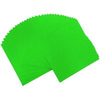 いろがみタックシール単色 15×15cm 20枚 きみどり No.205 10冊 エヒメ紙工（直送品）