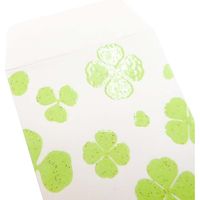エヒメ紙工 pochico ポチ袋 ラメ クローバー 5枚入 PO-R09 1セット(1冊×10)