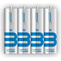 磁気研究所 アルカリ乾電池 単3形4本パック HDLR6/1.5V4P 1セット(60本:4本×15パック)