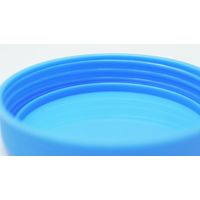 軟膏容器　軟膏壺　軟膏ツボ　軟膏つぼケーエム化学 増量 丸底プラツボ6mL(青) 1003601 1箱(100個入)