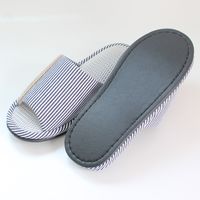 ストロング ブルーL ハニカムメッシュの外縫いスリッパ 10-4-831-09 1足