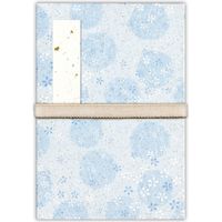 菅公工業 集印帳 小花柄 みず ケ564 1冊（直送品）