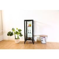 不二貿易 コレクションケース 3段 幅400×奥行400×高さ1050mm ブラック 98844 1台（直送品）