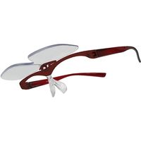 アイガーハネアゲメガネルーペ（1.6倍/レッド） EHR17R 1個 アイガーツール（直送品）