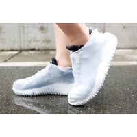 グレッグステイト のびーる くつのレインカバー(ホワイトL) SR-001-L-WH 1個（直送品）