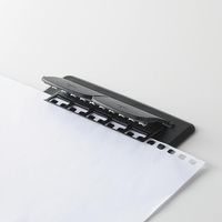 リヒトラブ ツイストノート<専用パンチ> 1/3インチ(8.47mm)ピッチ 角穴 P1600 1セット(2個)（直送品）