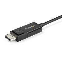 Startech.com USB Type-C-DisplayPort 1.2 変換ケーブル 2m 双方向対応 4K/60Hz CDP2DP2MBD 1個