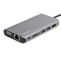 USB-Cマルチ変換アダプタ HDMIまたはVGA出力対応　DKT30CHVAUSP　1個　StarTech.com