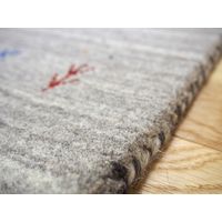 萩原 LORRI BUFFD ラグ ギャッベ 800×1400mm L4 オレンジ 270038971 1枚（直送品）