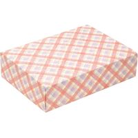 ササガワ ロール包装紙 タータンチェックR 半才 35-556 1セット(1本(2枚)×5)