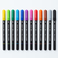 ぺんてる ツインカラーペン　１２色セット　　　　　 SCW-12 1個