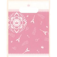 ササガワ デコラパック パリ・小 ピンク 35-9453 1セット(1冊(5枚)×5)