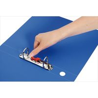 キングジム スイッチリングファイル 35mm厚 A4タテ 黒 6573クロ 1セット（2冊）（直送品）