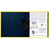 キングジム ファルベン Dリングファイル　A4タテ 黒 6952FNクロ 1セット（2冊）（直送品）