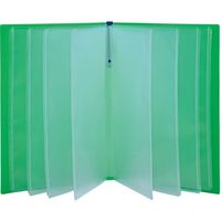 キングジム クリアーファイル タフル(透明) 20P A4タテ 緑 8152Tミト 1セット(1冊×2)