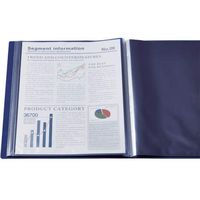 キングジム クリアーファイル フォーマット 40P A4タテ 黒 8172Wクロ 1セット（2冊）（直送品）